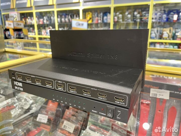 3D Hdmi 1x8 splitter Сплитер