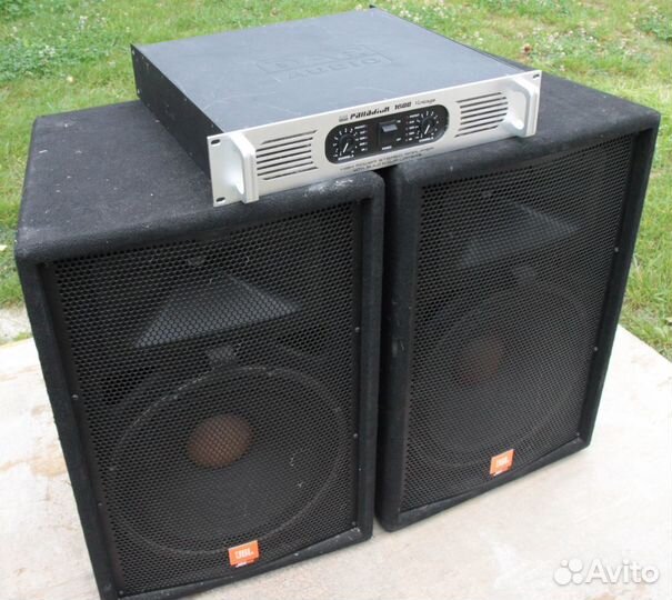 Колонки JBL 1000W 2шт JRX-115 Мексика Усилитель ST
