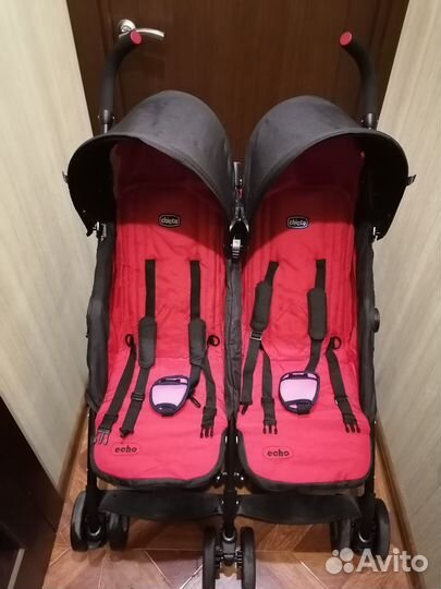 Коляска для двойни Chicco Echo Twin