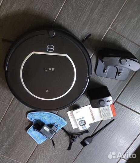 Робот-пылесос ilife V55 Pro, черный