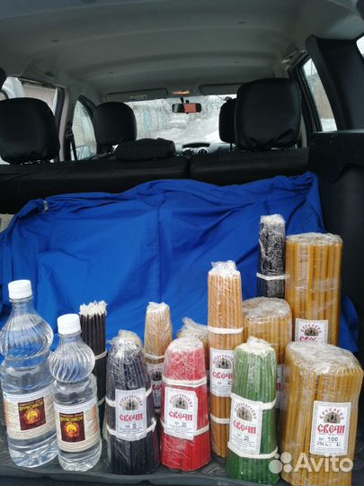 Свечи восковые церковные