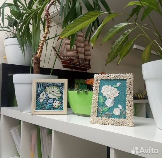 Панно из кожи/экокожи