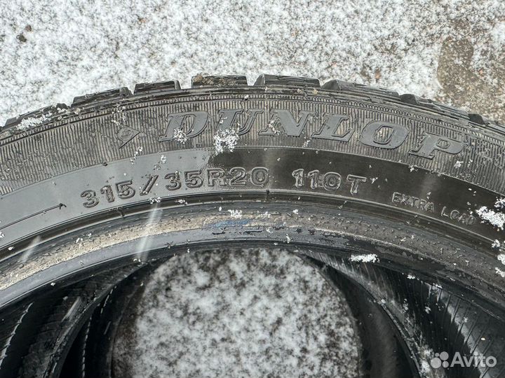 Dunlop Grandtrek Ice 02 275/40 R20 и 315/35 R20