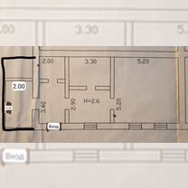 3-к. квартира, 65 м², 1/1 эт.