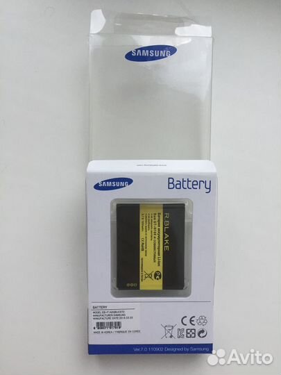 Аккумуляторная батарея для телефона samsung EB-F1A