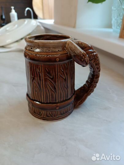 Пивная кружка керамическая