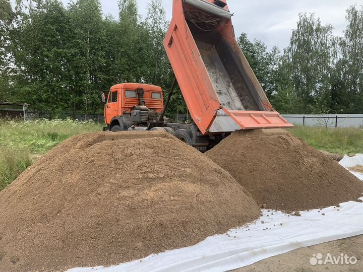 Песок Щебень Отсев Земля Гравий Глина Грунт