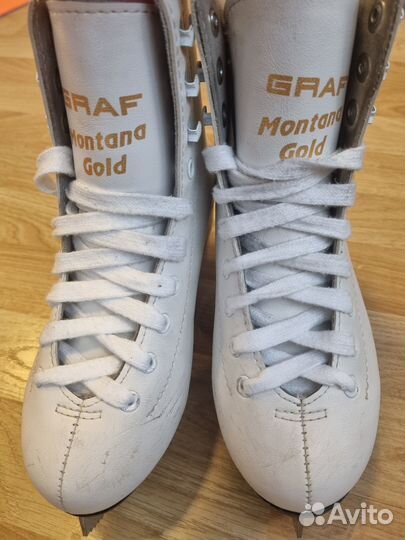 Коньки фигурные graf montana gold р33