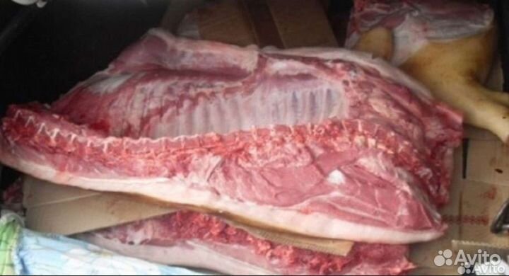 Домашнее мясо свинина