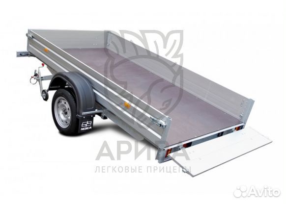 Прицеп 05.032 с алюминиевыми бортами. Доставляем