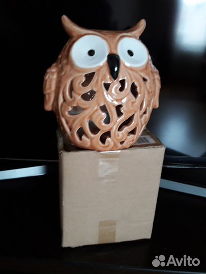Сова филин керамика фигурка