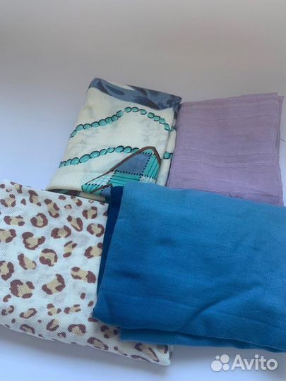 Шикарные палантины 4 штуки