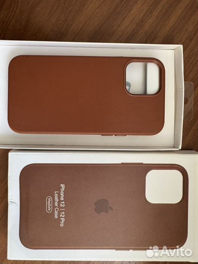 Чехол кожаный на iPhone 12