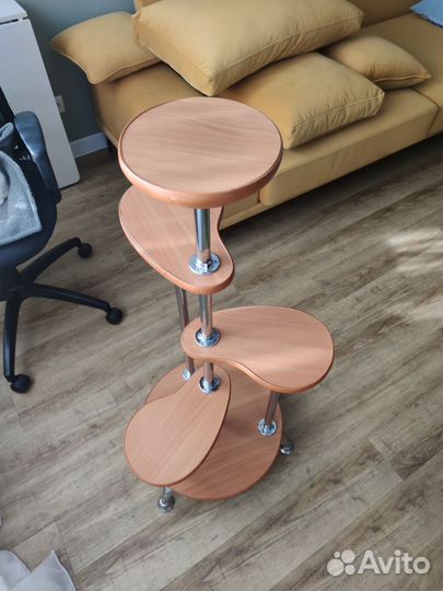 Подставка для цветов напольная деревянная