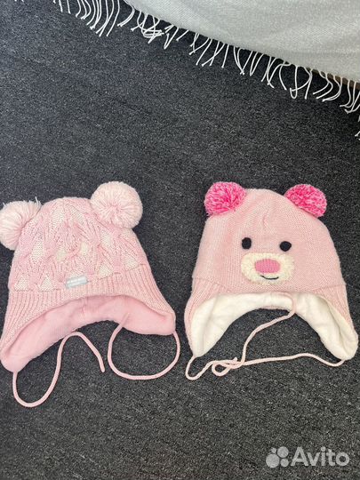 Шапка варежки