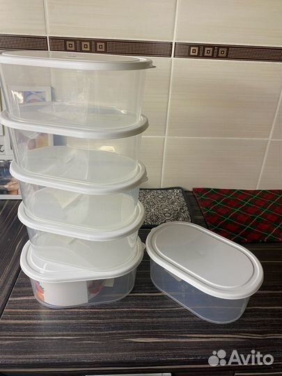 Контейнеры для хранения новый Набор 6шт