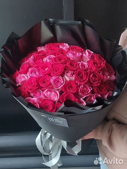 Розы букет роз оптом 51 роза