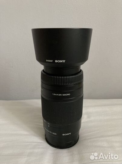 Объектив sony 75-300mm f/4.5-5.6 (sal-75300)
