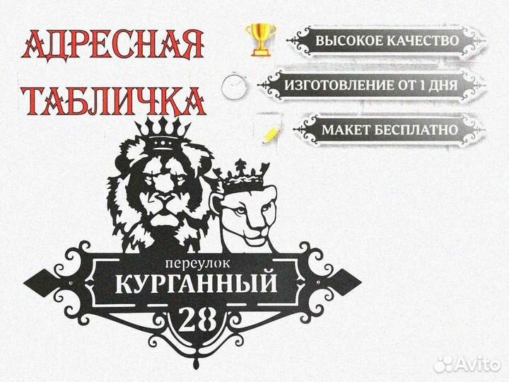 Адресные таблички