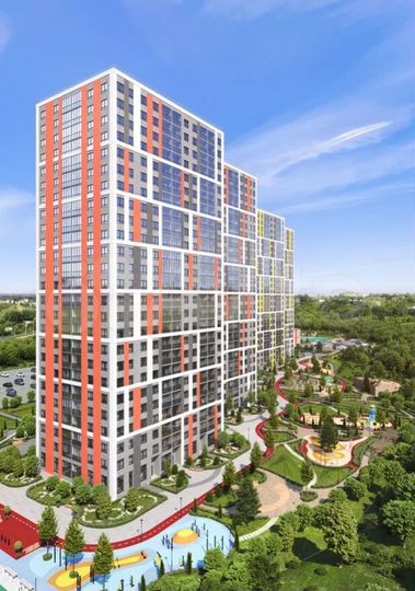 1-к. квартира, 40 м², 9/25 эт.