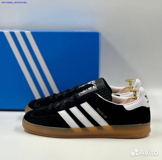 Кроссовки Adidas Gazelle Black (Арт.49105)