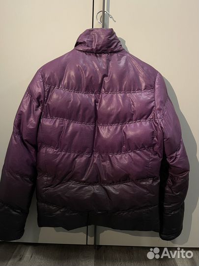 Пуховик зимний фиолетовый