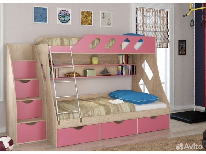 Двухъярусная кровать детская. Новая. Любые цвета