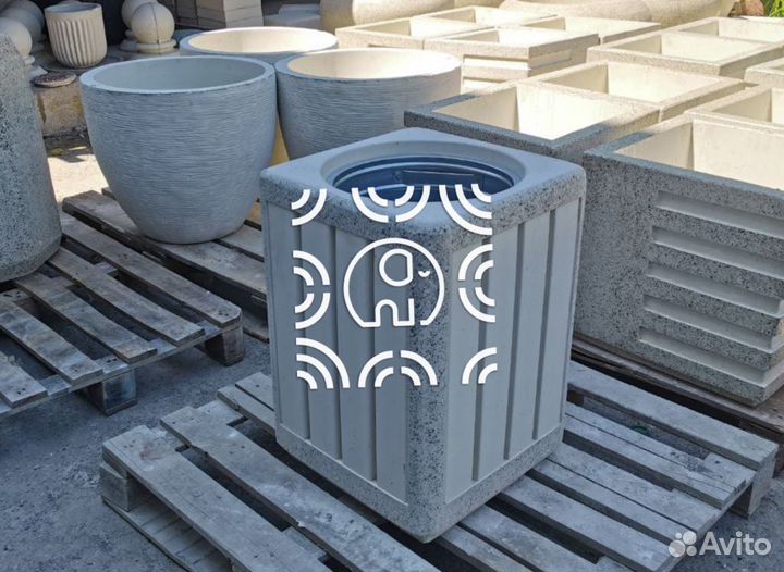Мусорка бетонная Альфа у производителя