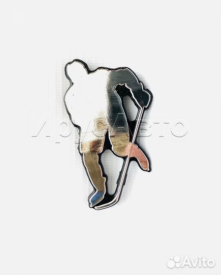 Орнамент шильдик эмблема на авто хоккеист