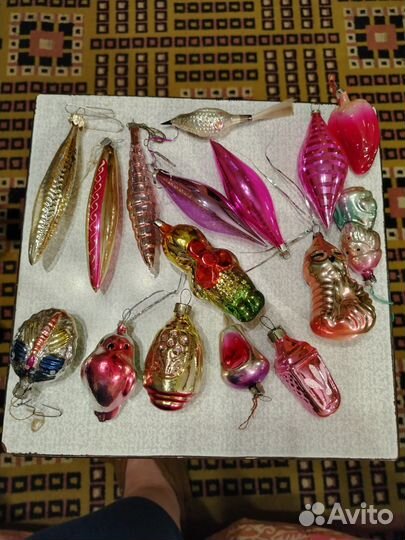 Елочные игрушки СССР