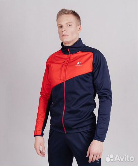Разминочный костюм Nordski Premium Blueberry/Red