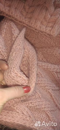 Вязаная шапка и шарф