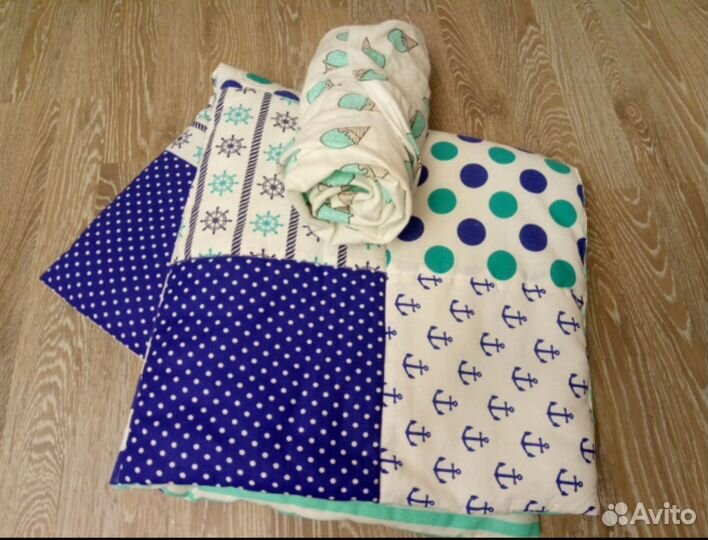 Детское одеяло-коврик (пэчворк)