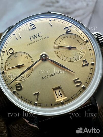 Часы IWC Portugieser 7 Days 42mm Champagne Dial