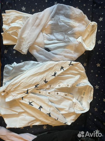 Вещи для девочки пакетом 128-140