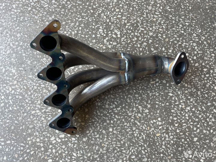 Паук прямоточный на Hyundai Accent tagaz