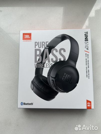 Беспроводные наушники jbl tune 510bt