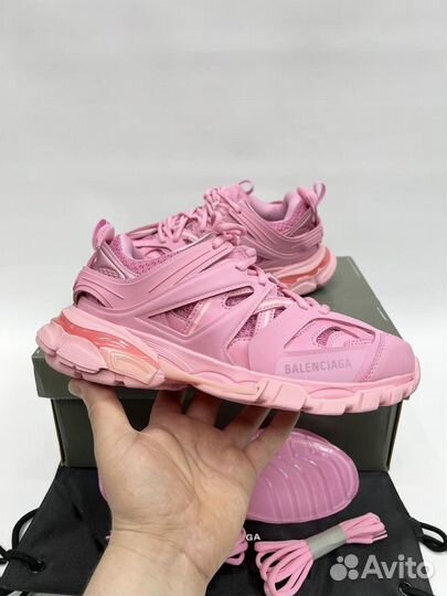 Кроссовки balenciaga track 1 pink