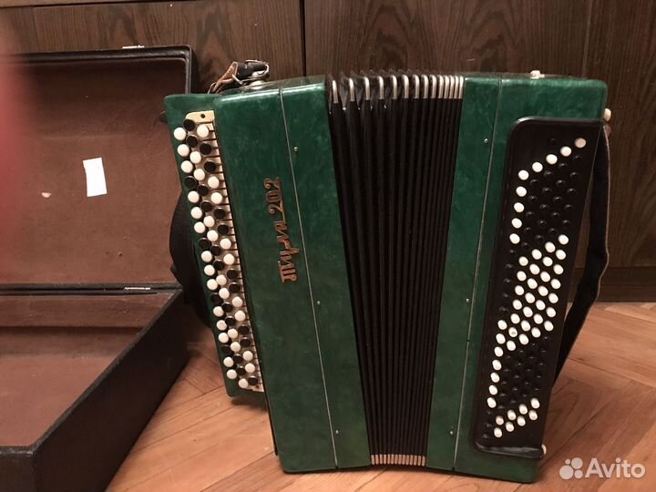 Баян Тула 202 с чемоданом для хранения