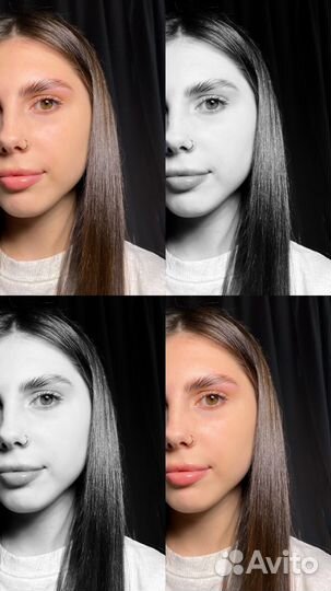 Модель на брови