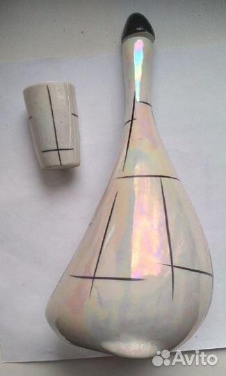 Винтажный фарфоровый штоф- графин 