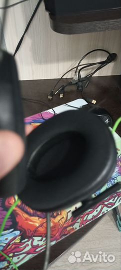 Игровые наушники razer