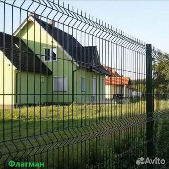 Забор сетка 3D