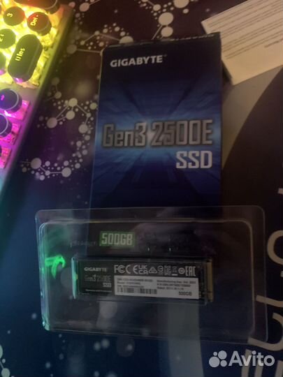 Gigabyte ssd Gen3 2500E 500gb
