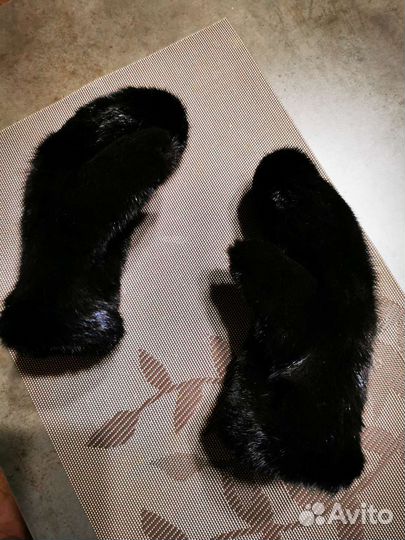 Варежки норковые рукавички