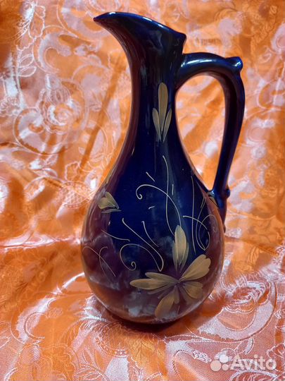 Старинный фарфоровый (кобальт) Кувшин