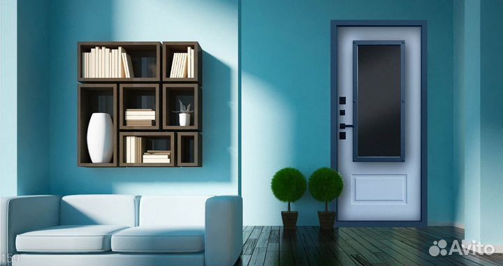 Дверь Эльбрус с окном и терморазрывом