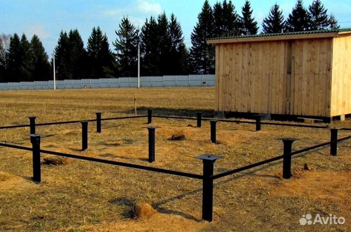 Винтовые сваи / Фундамент под ключ