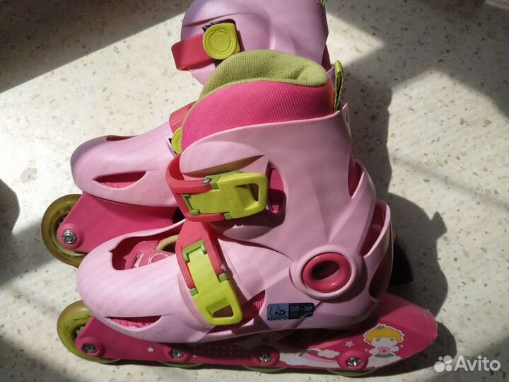 Роликовые коньки детские раздвижные