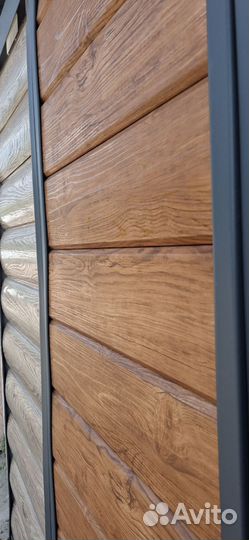 Сайдинг металлический брус